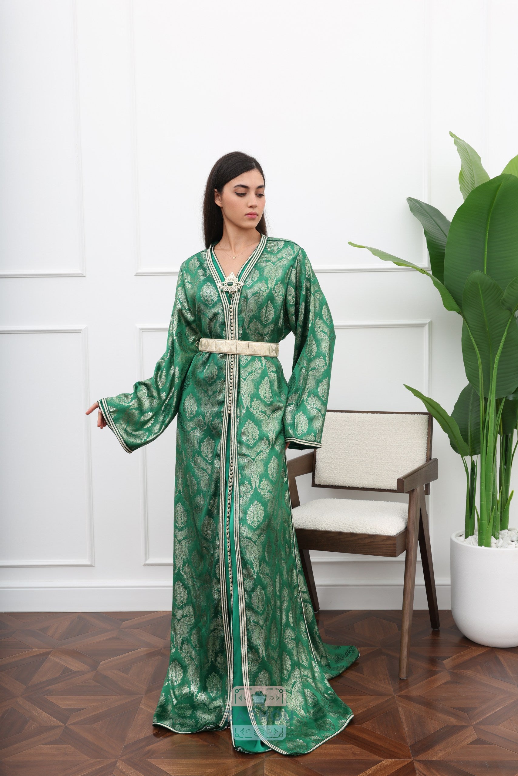 قفطان ميلا من قطعتين