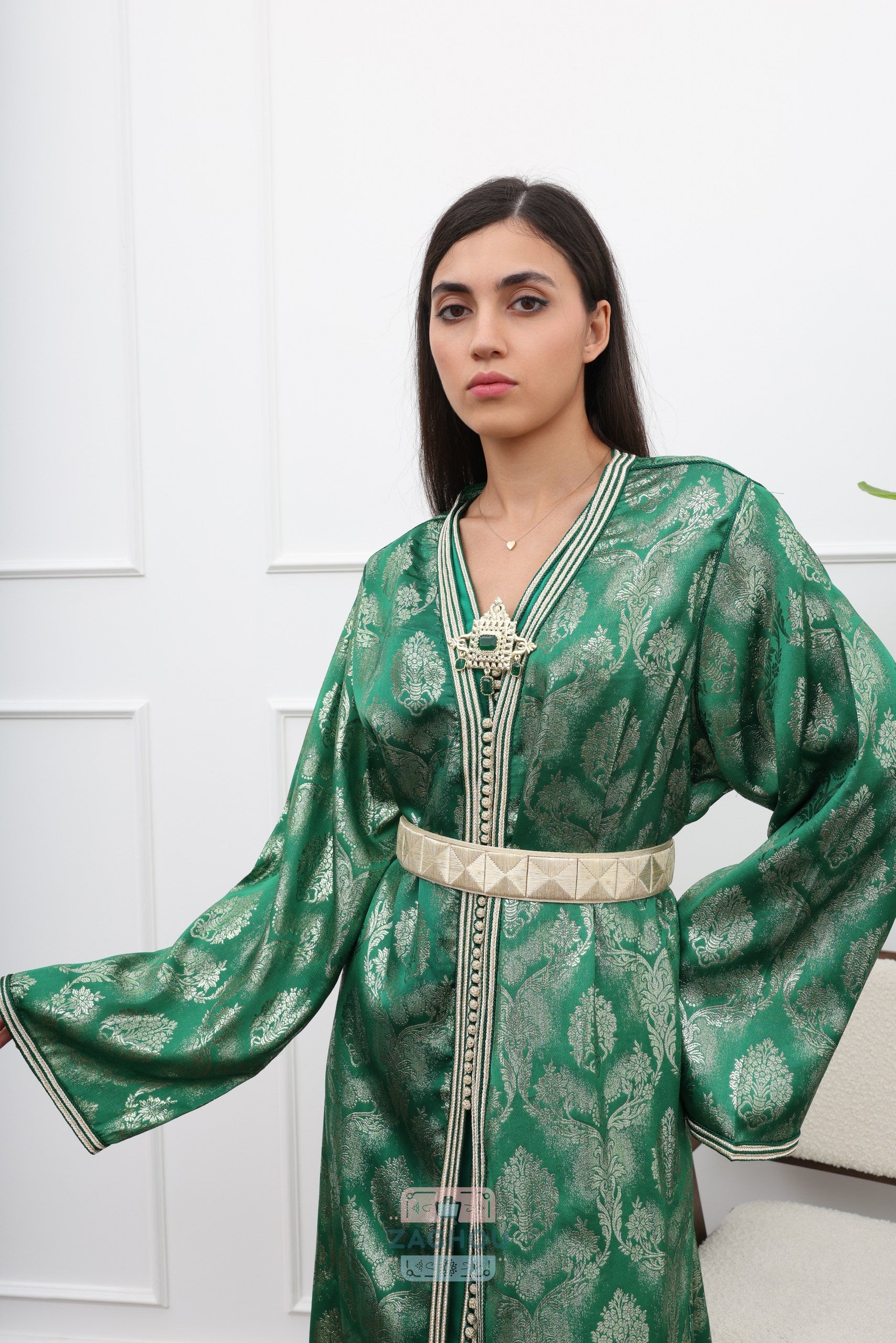 قفطان ميلا من قطعتين