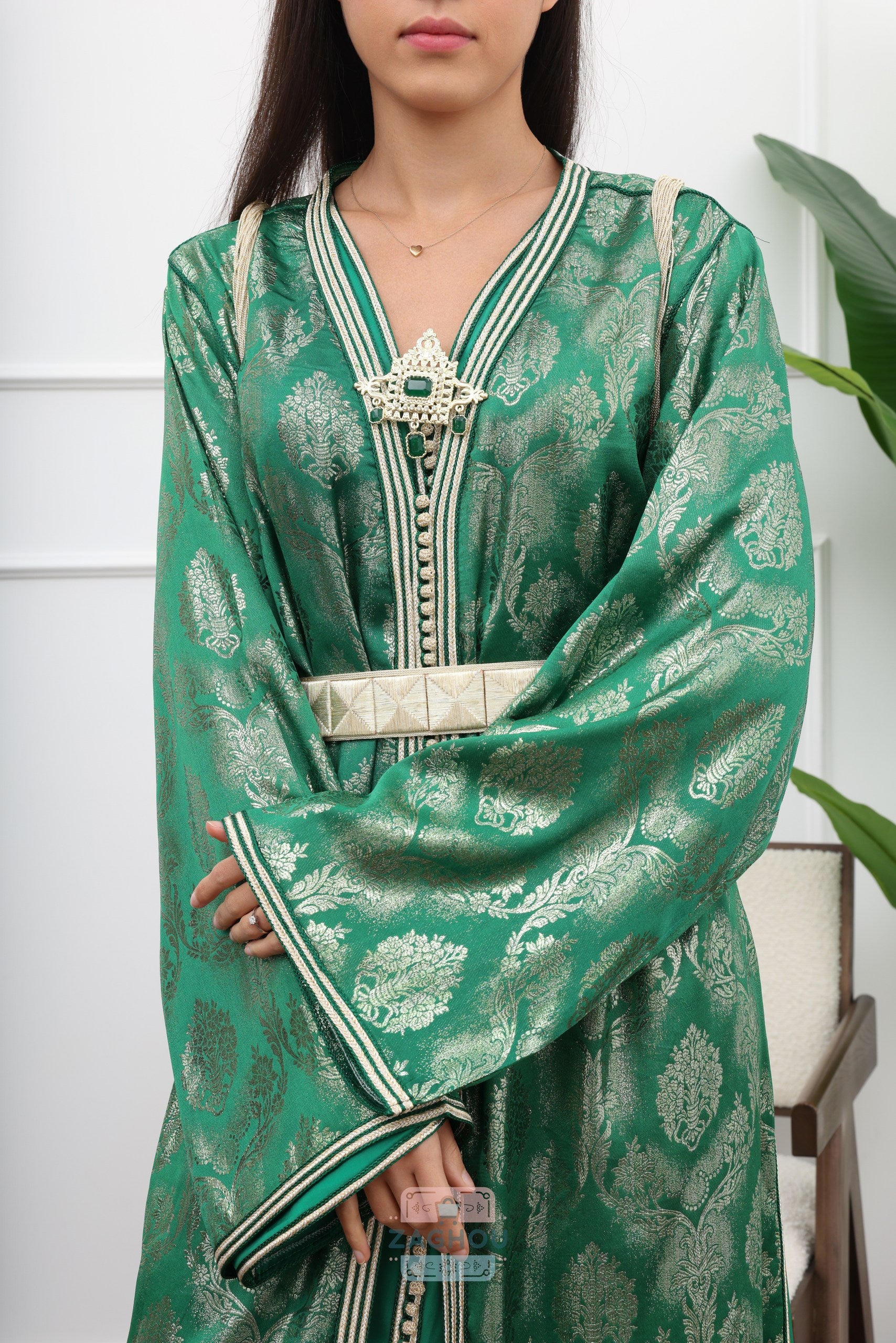 قفطان ميلا من قطعتين