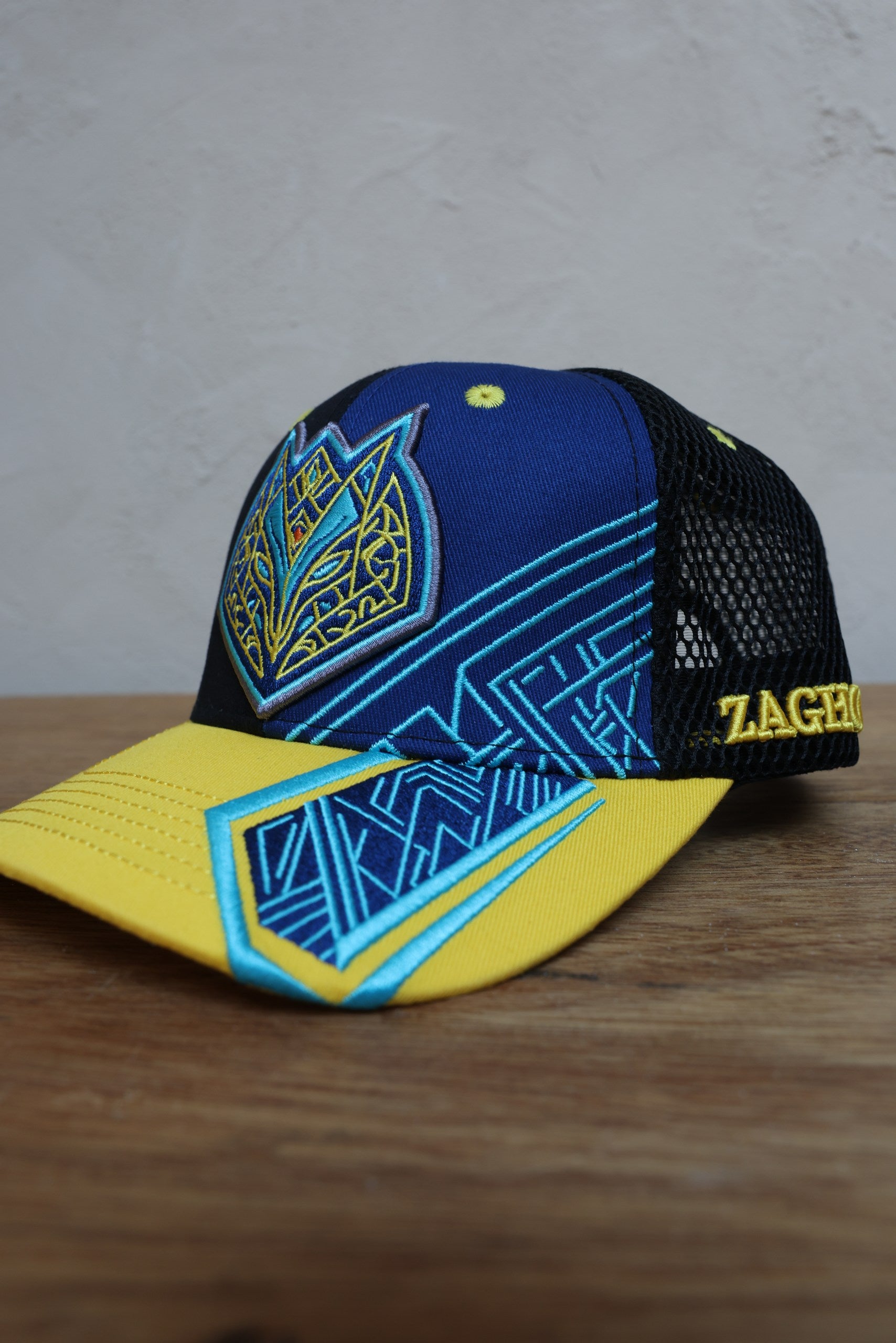 Premium Yellow, Black & Blue Men's Cap -  High Quality