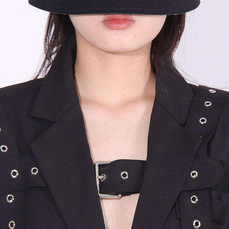 Buckle Strap Blazer