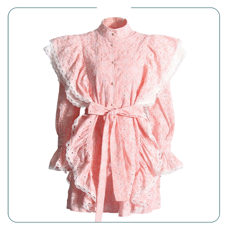 Blossom Ruffle Mini Dress