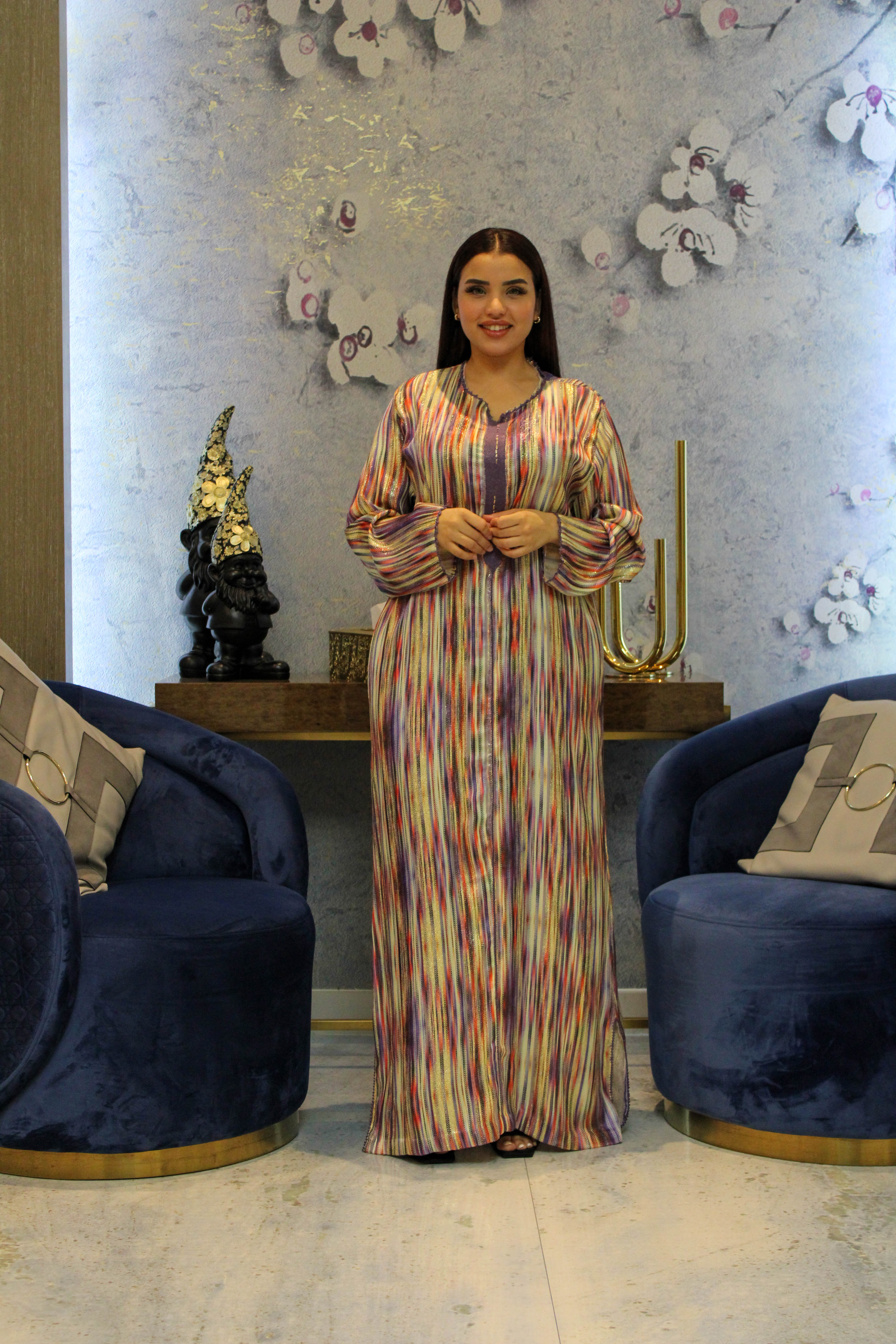 Jewel Caftan with Randa Detailing