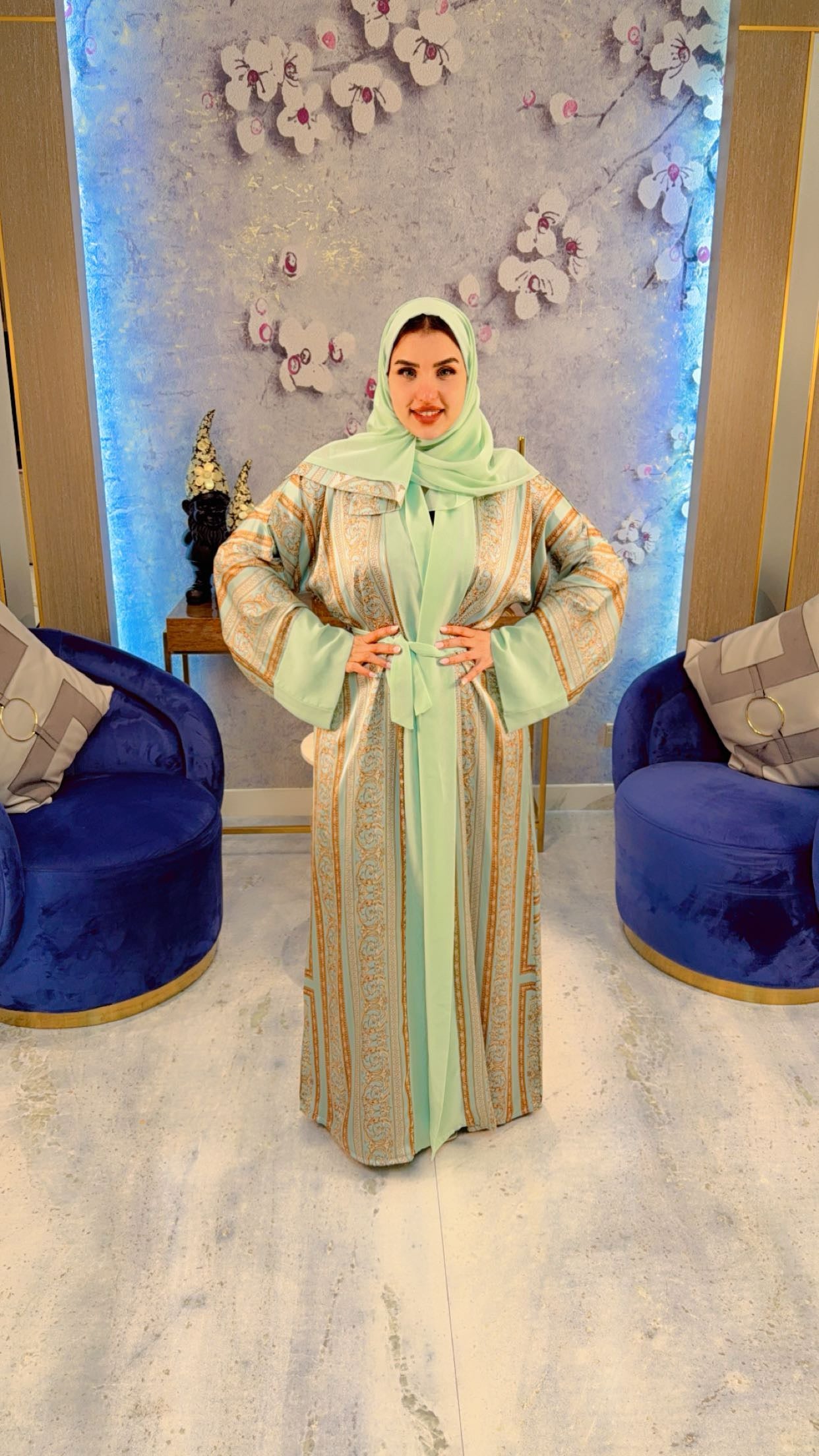 Mint Mirage Abaya