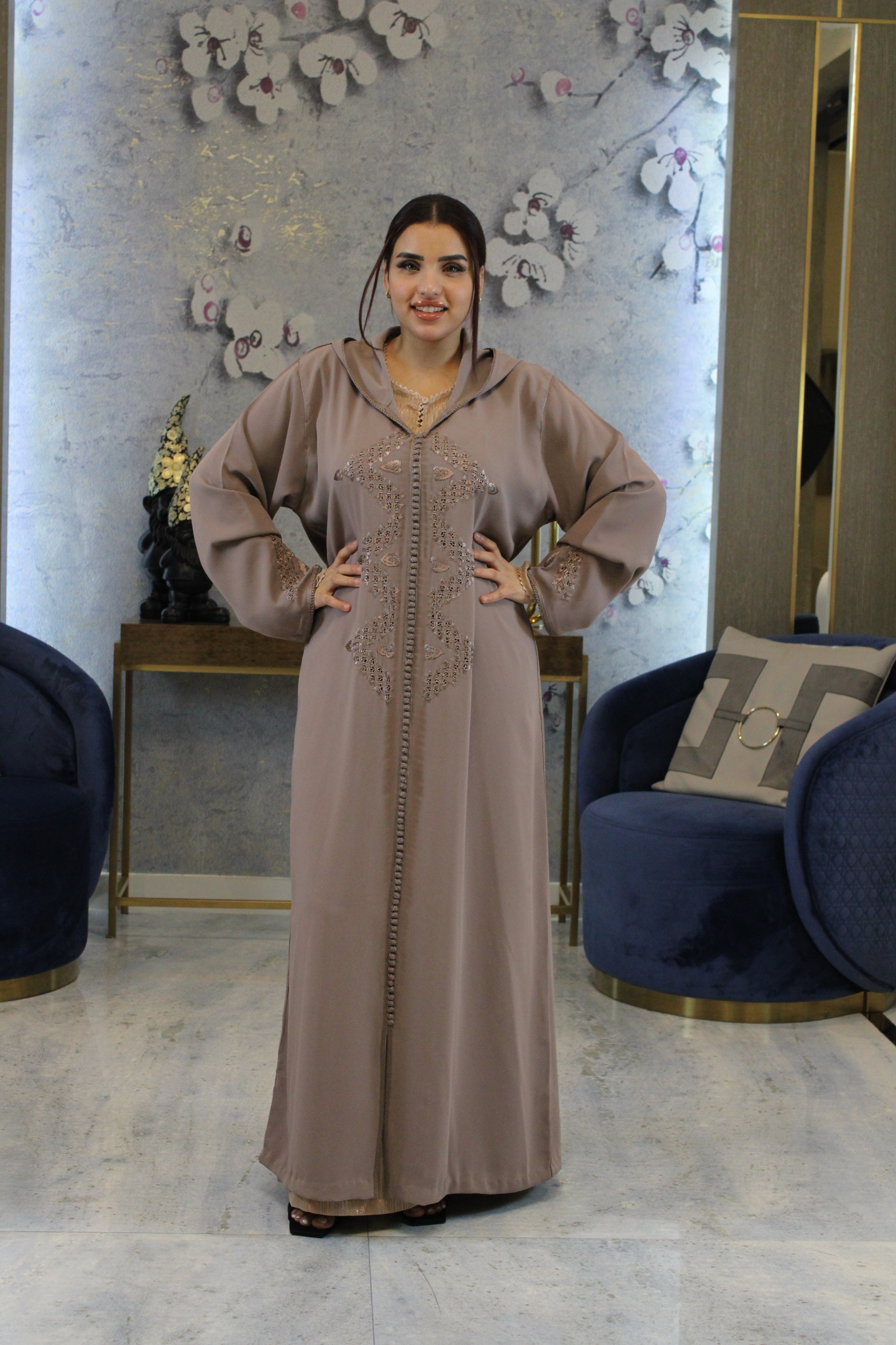 Melfa Two-Piece Handcrafted Jellaba
