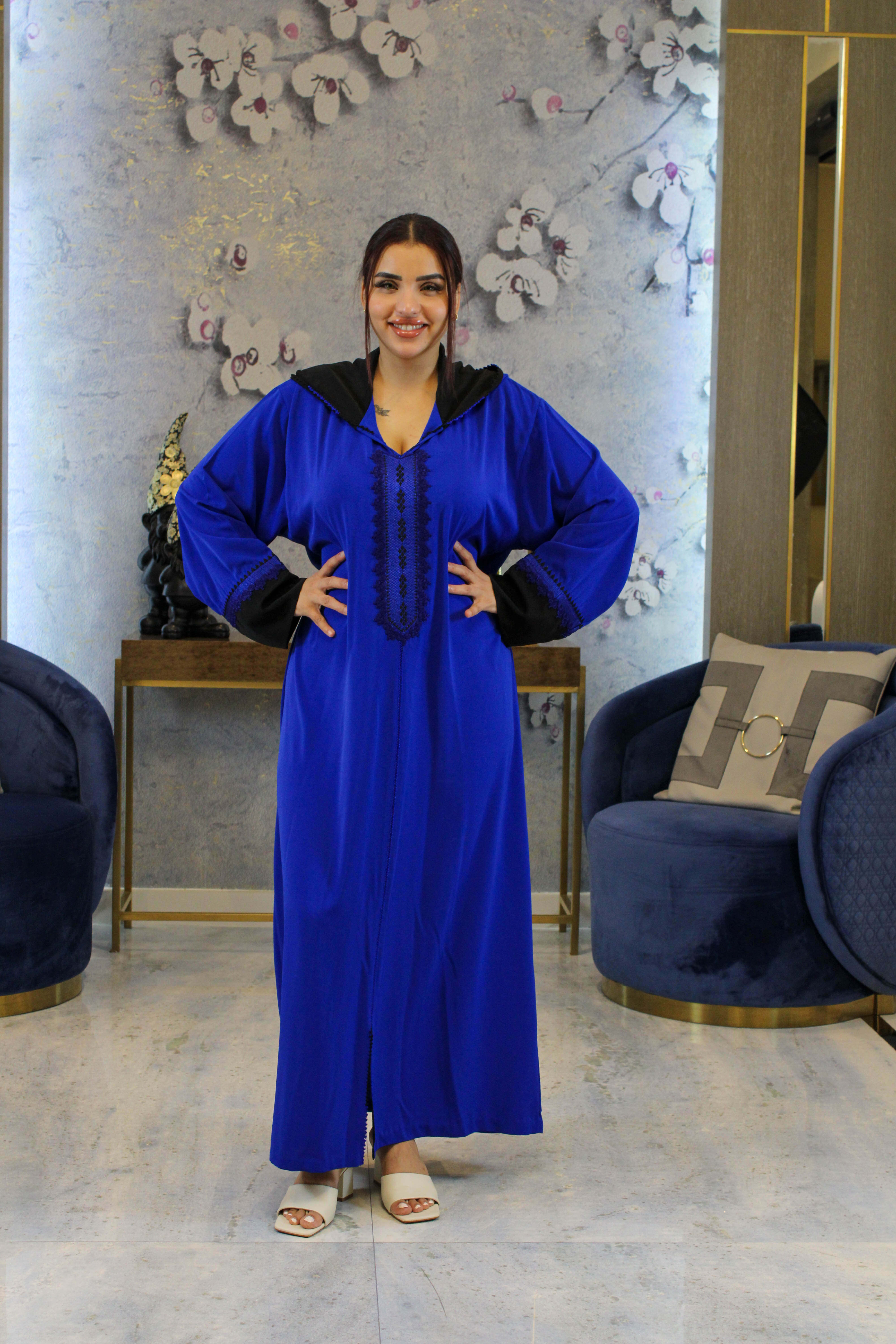 Royal Indigo Djellaba