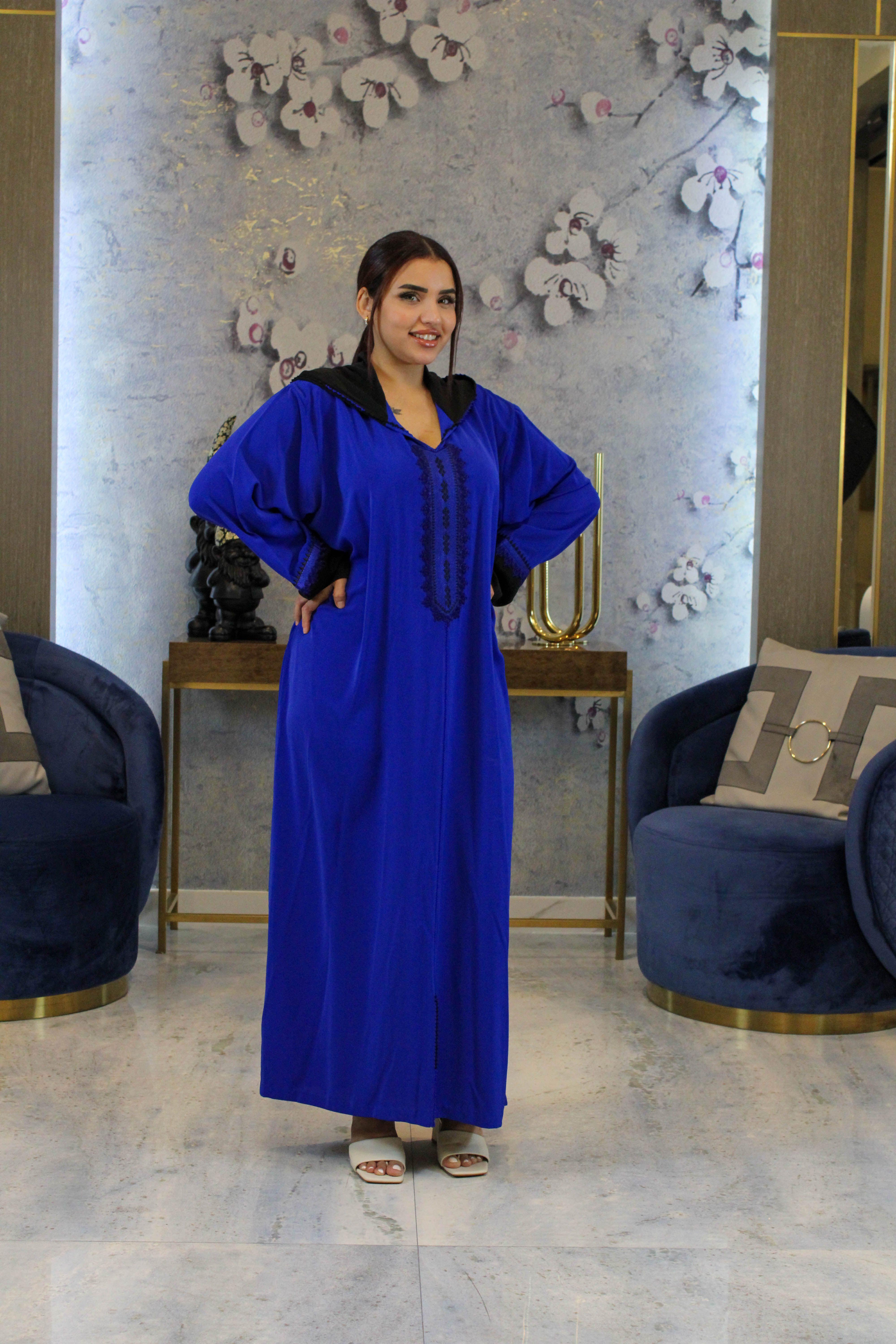 Royal Indigo Djellaba
