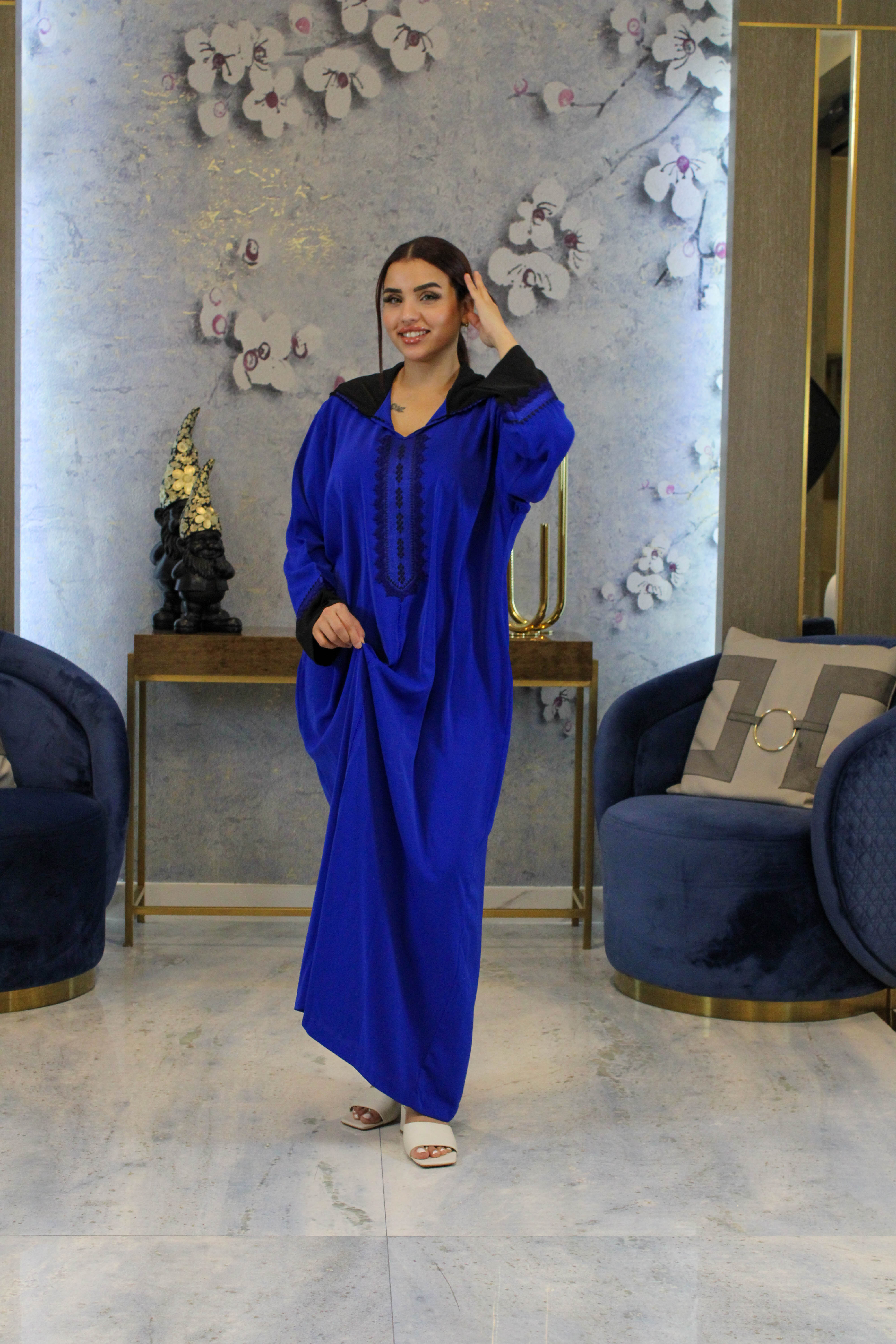 Royal Indigo Djellaba