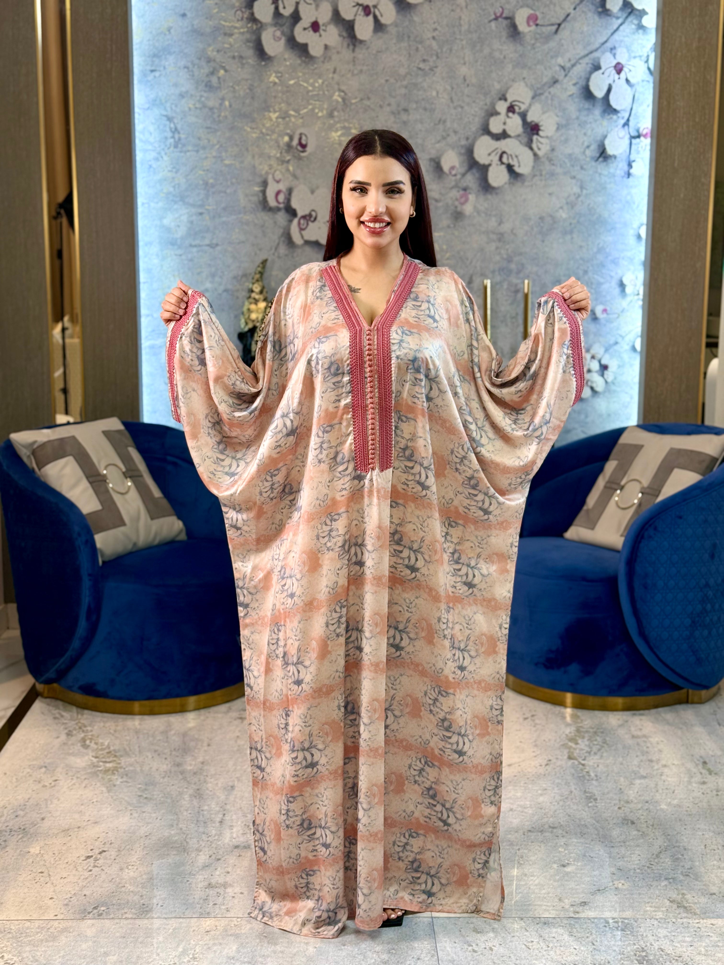 Armani Silk Butterfly Caftan