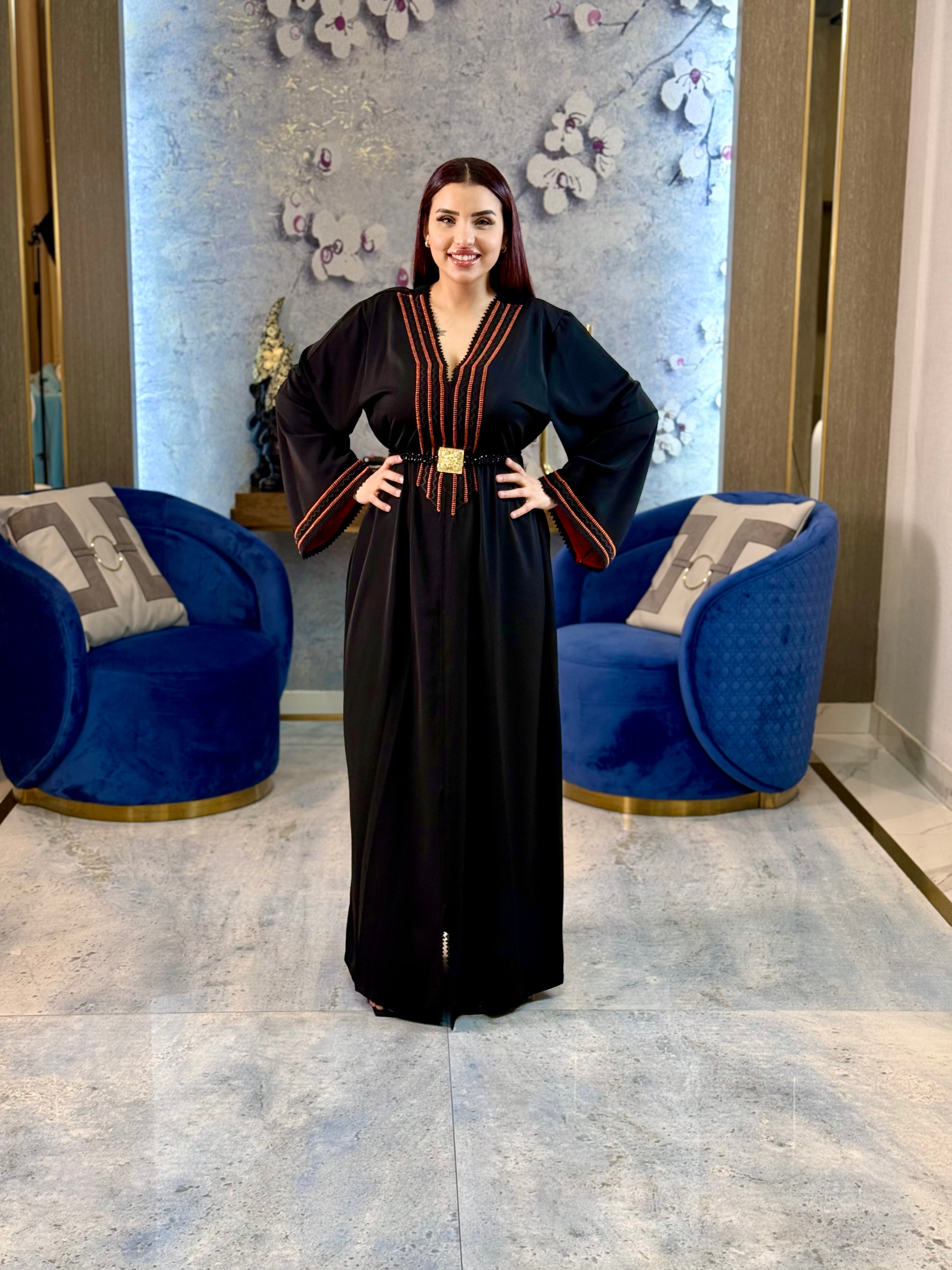 Amber Radiance Kaftan