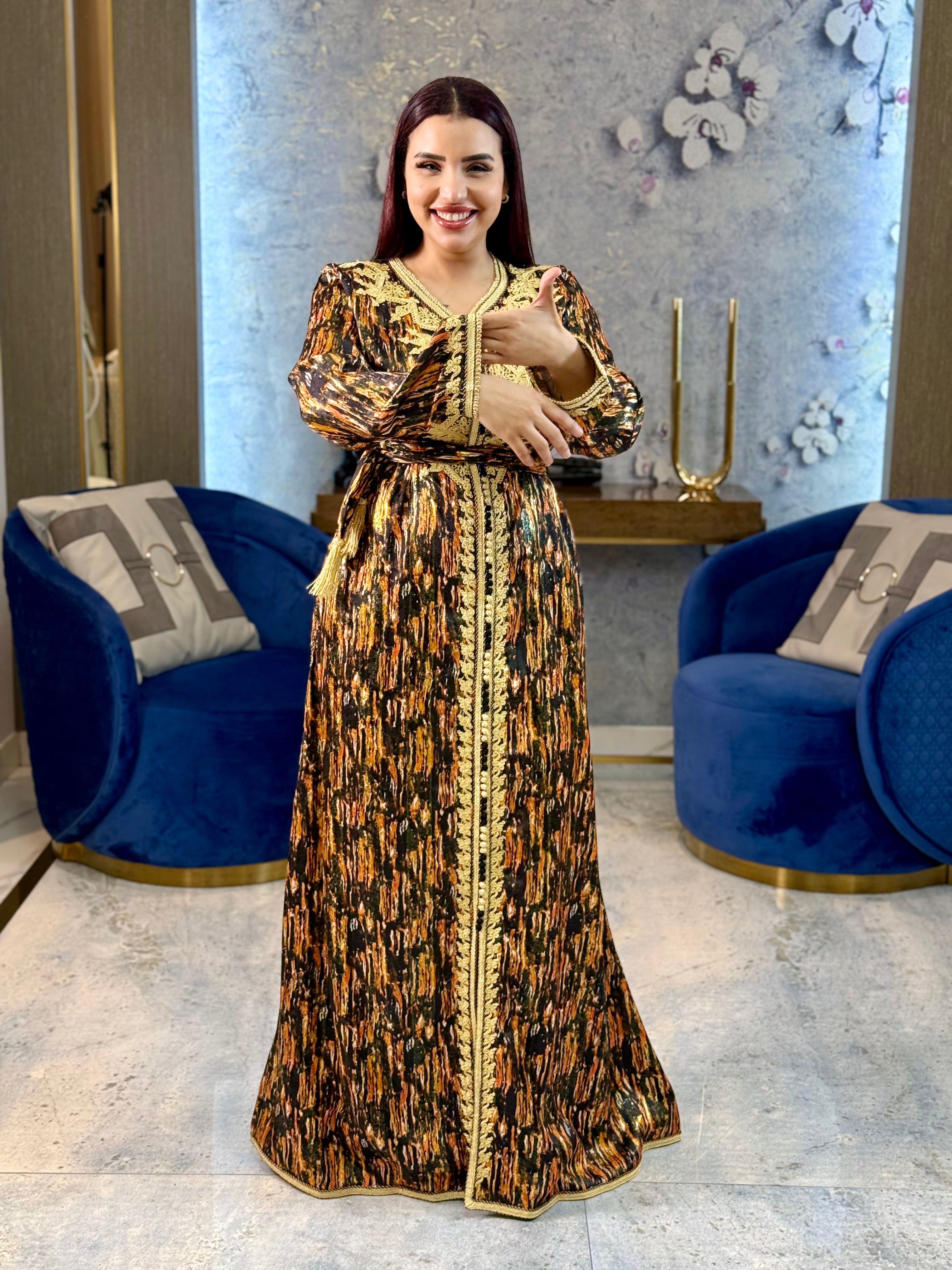 Golden Mirage Kaftan