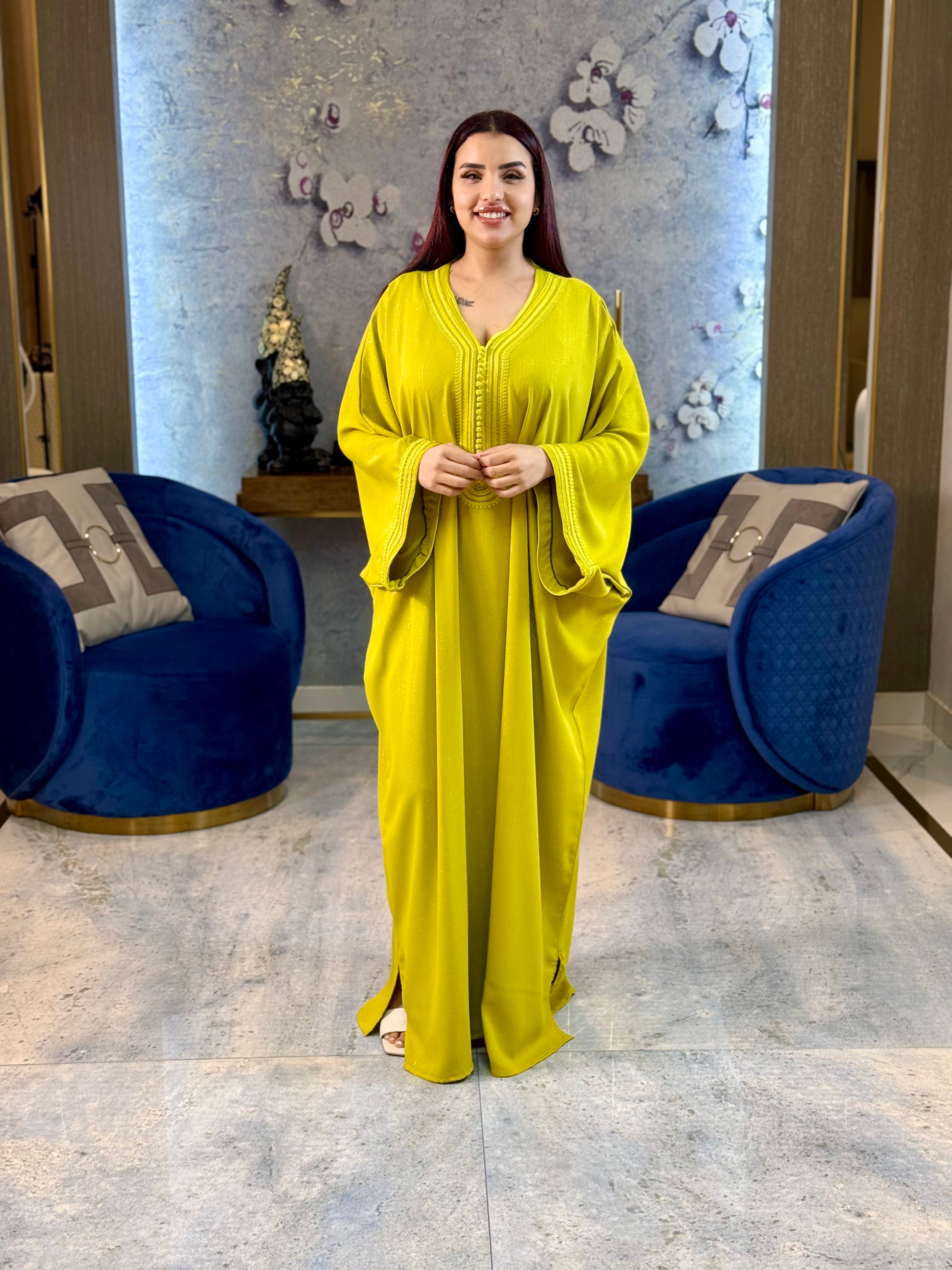 Saffron Majesty Kaftan