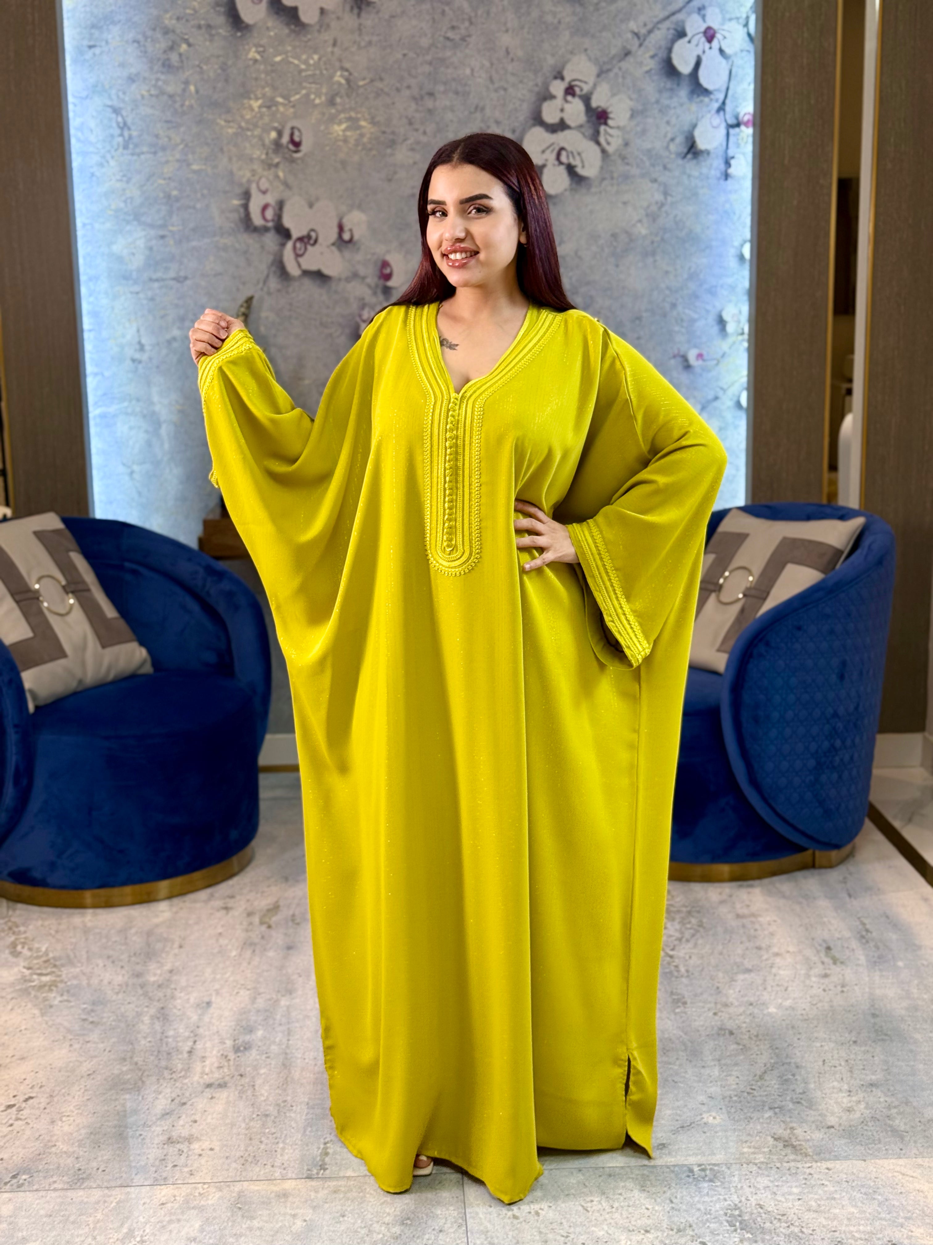Saffron Majesty Kaftan