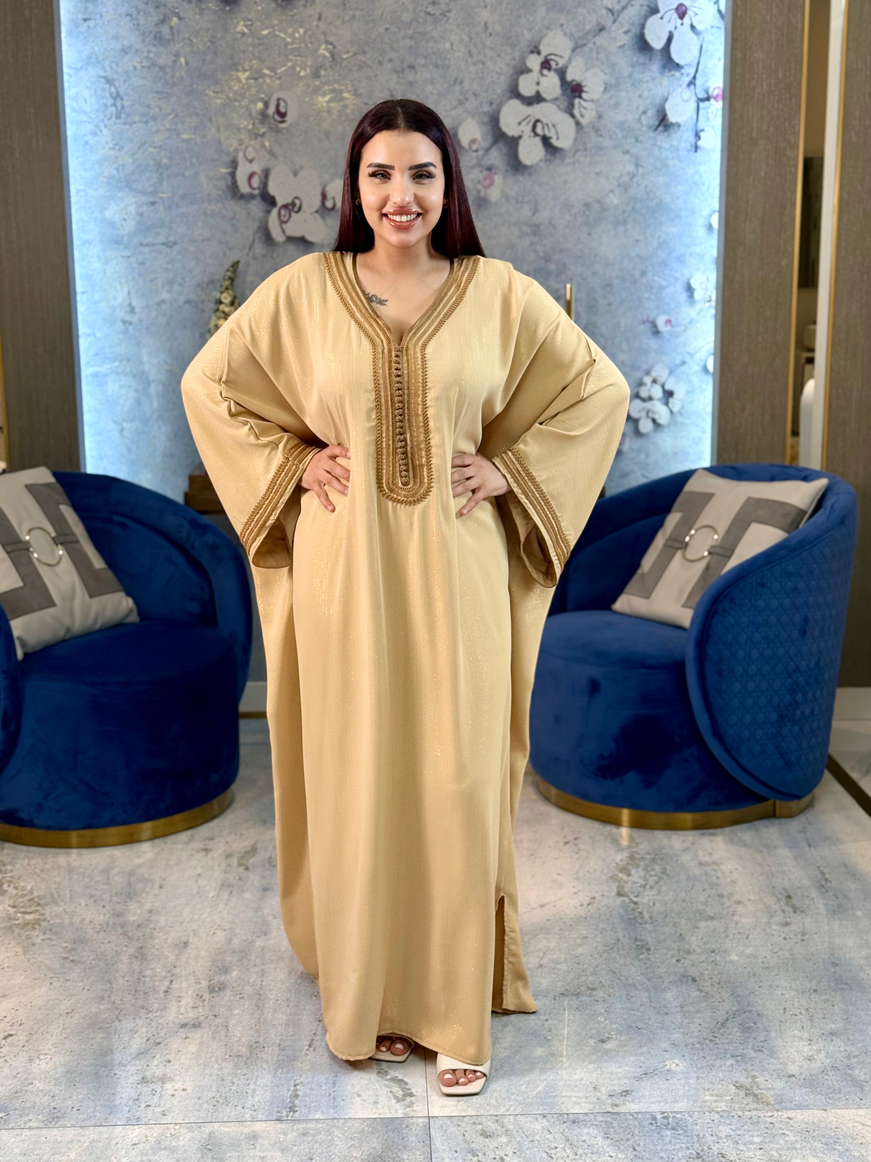 Saffron Majesty Kaftan