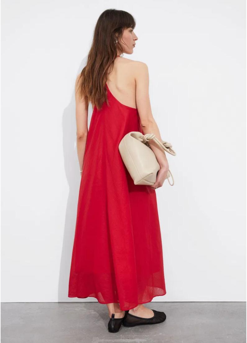 Radiant Red Maxi Dress