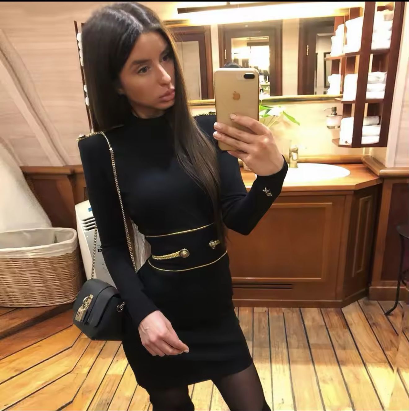 Bodycon Bandage Dress with Long Sleeves