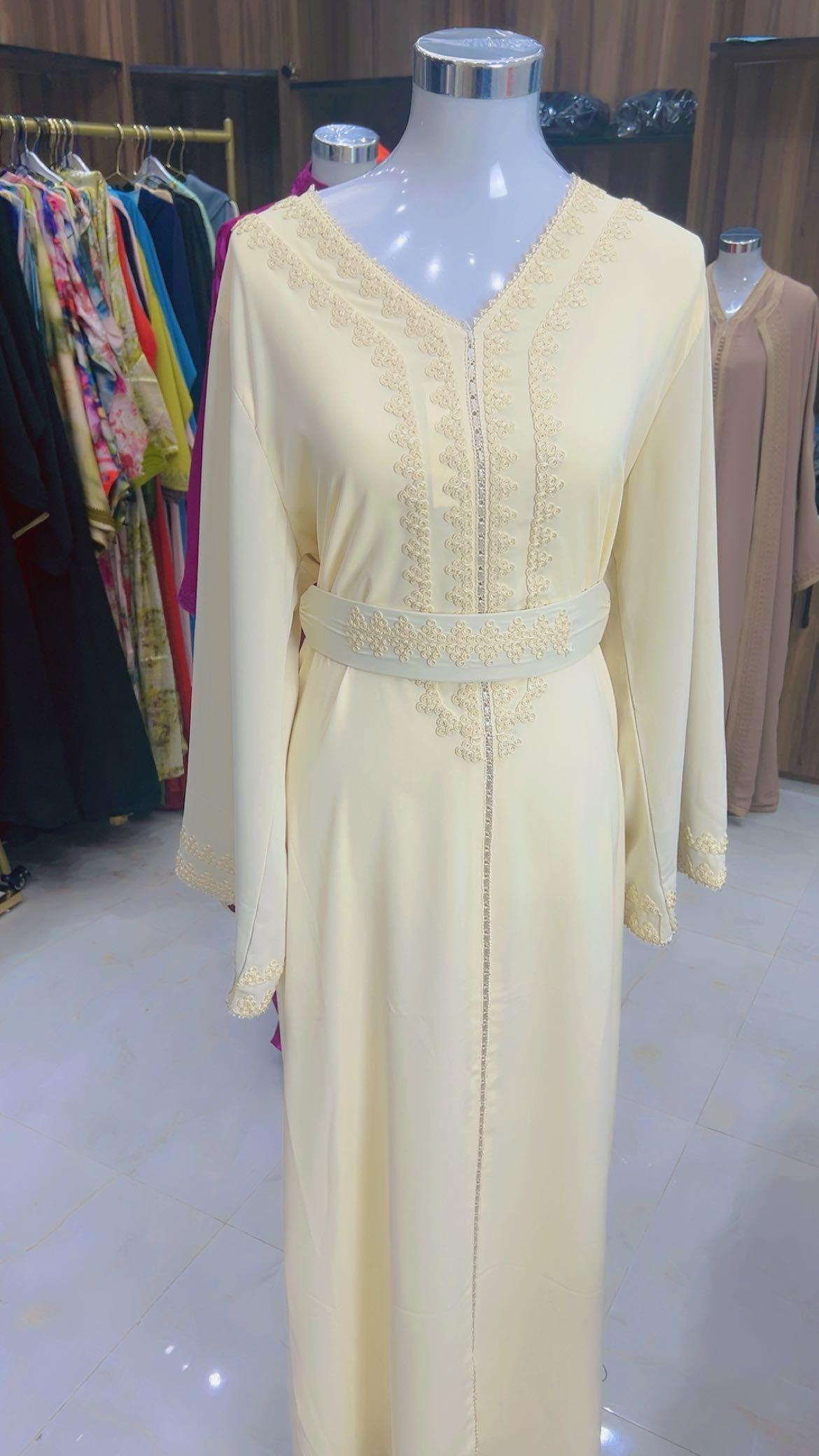 Elegant Kaftan with Belt