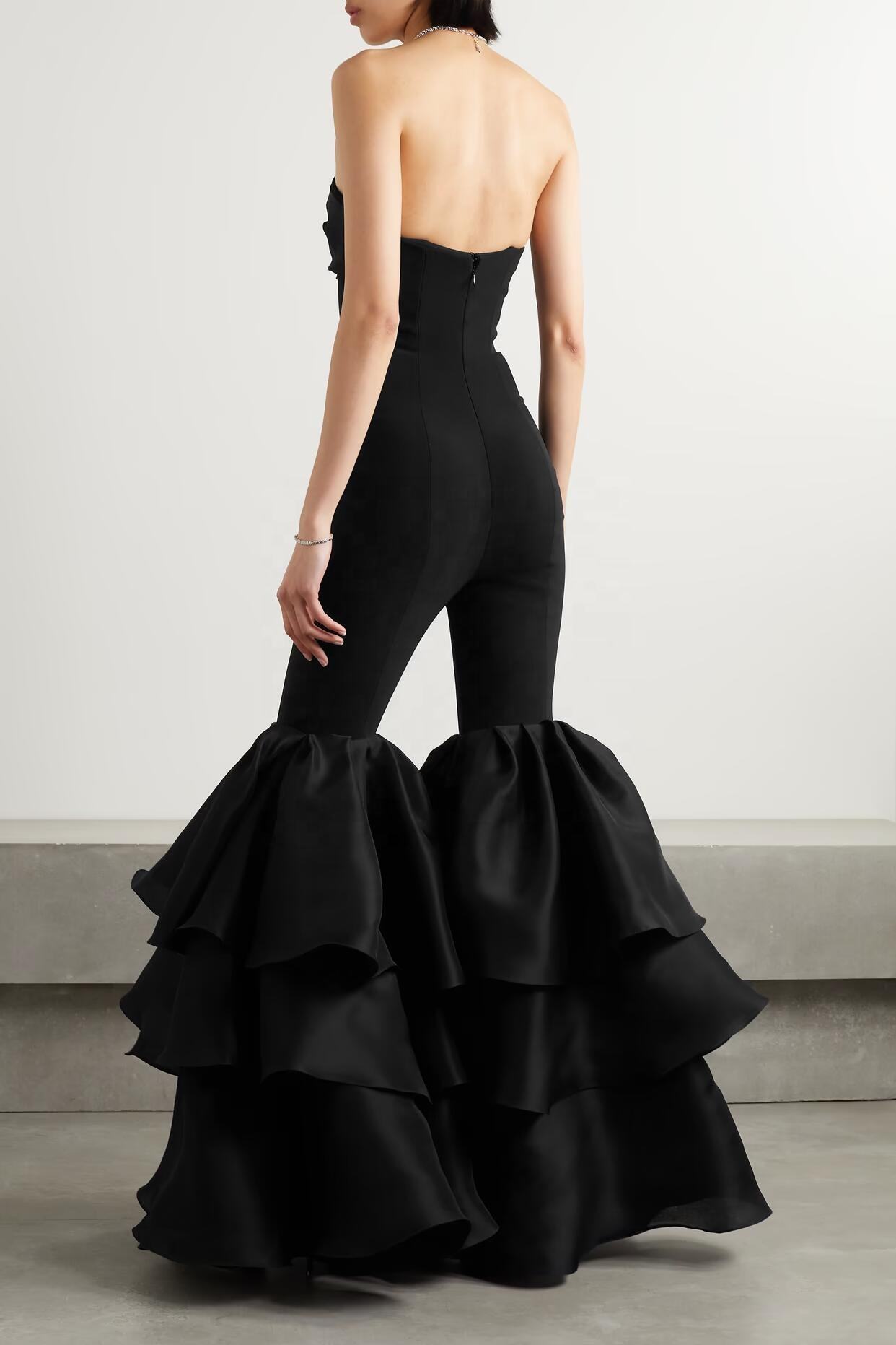 Bandage Jumpsuit with Cake Pants